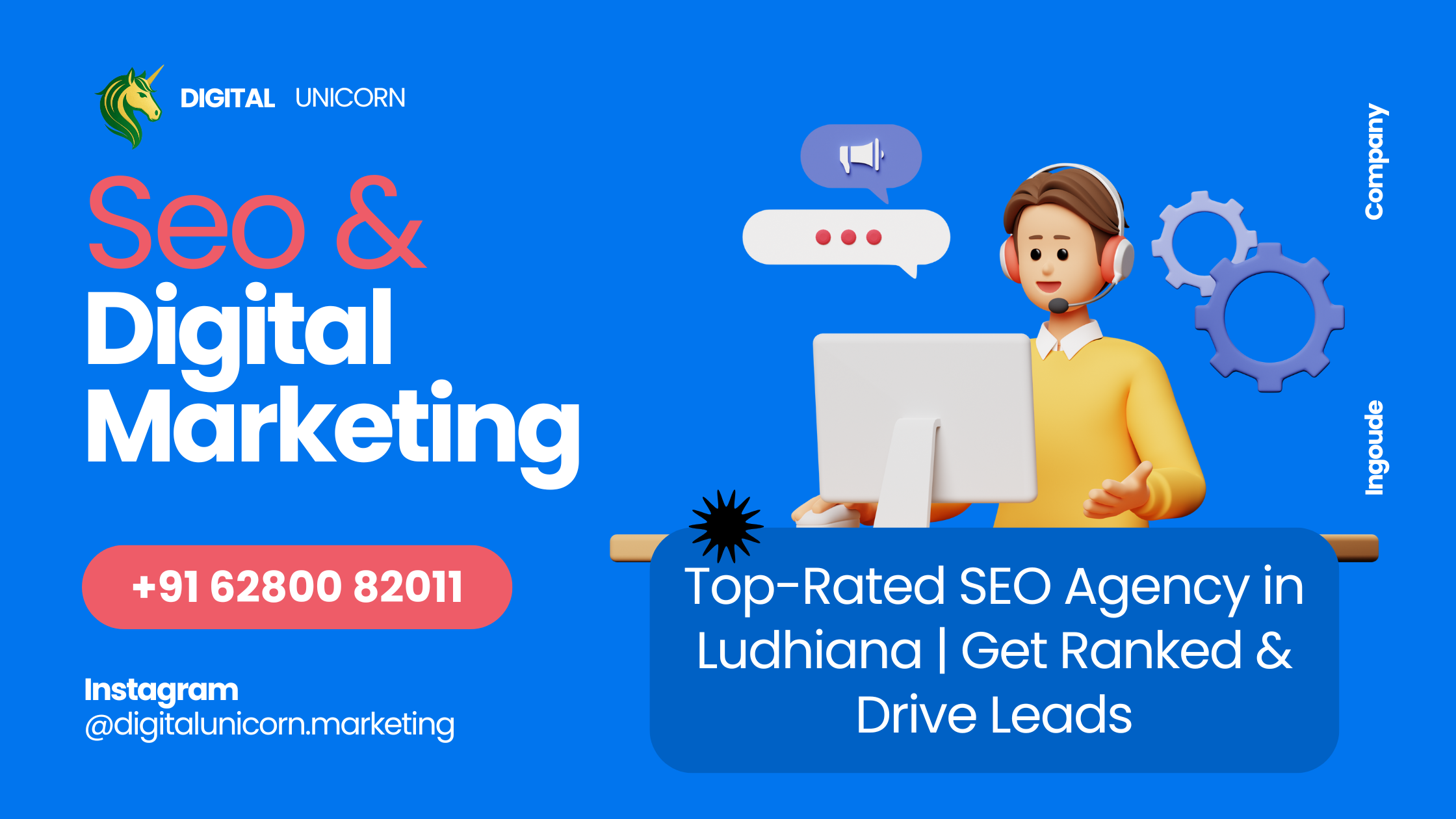 SEO agency team analyzing local rankings in Ludhiana using SEO dashboard, Business owner in Ludhiana checking website traffic after SEO campaign, seo-agency-in-ludhiana