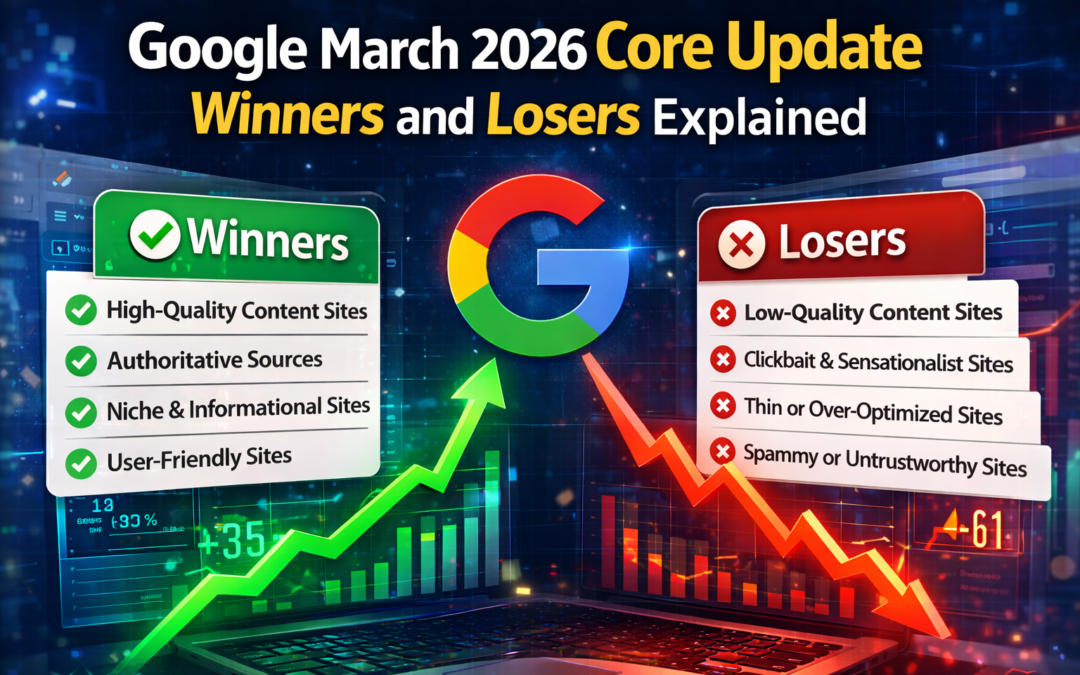 Google March 2026 Core Update Winners and Losers Explained